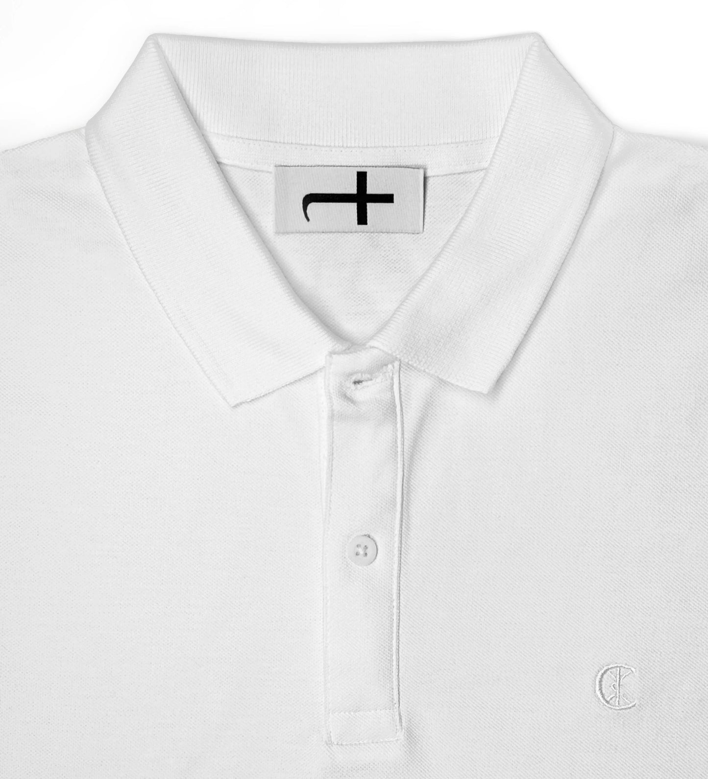 Monogram Polo White