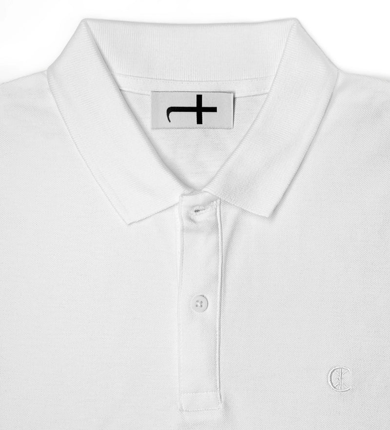 Monogram Polo White