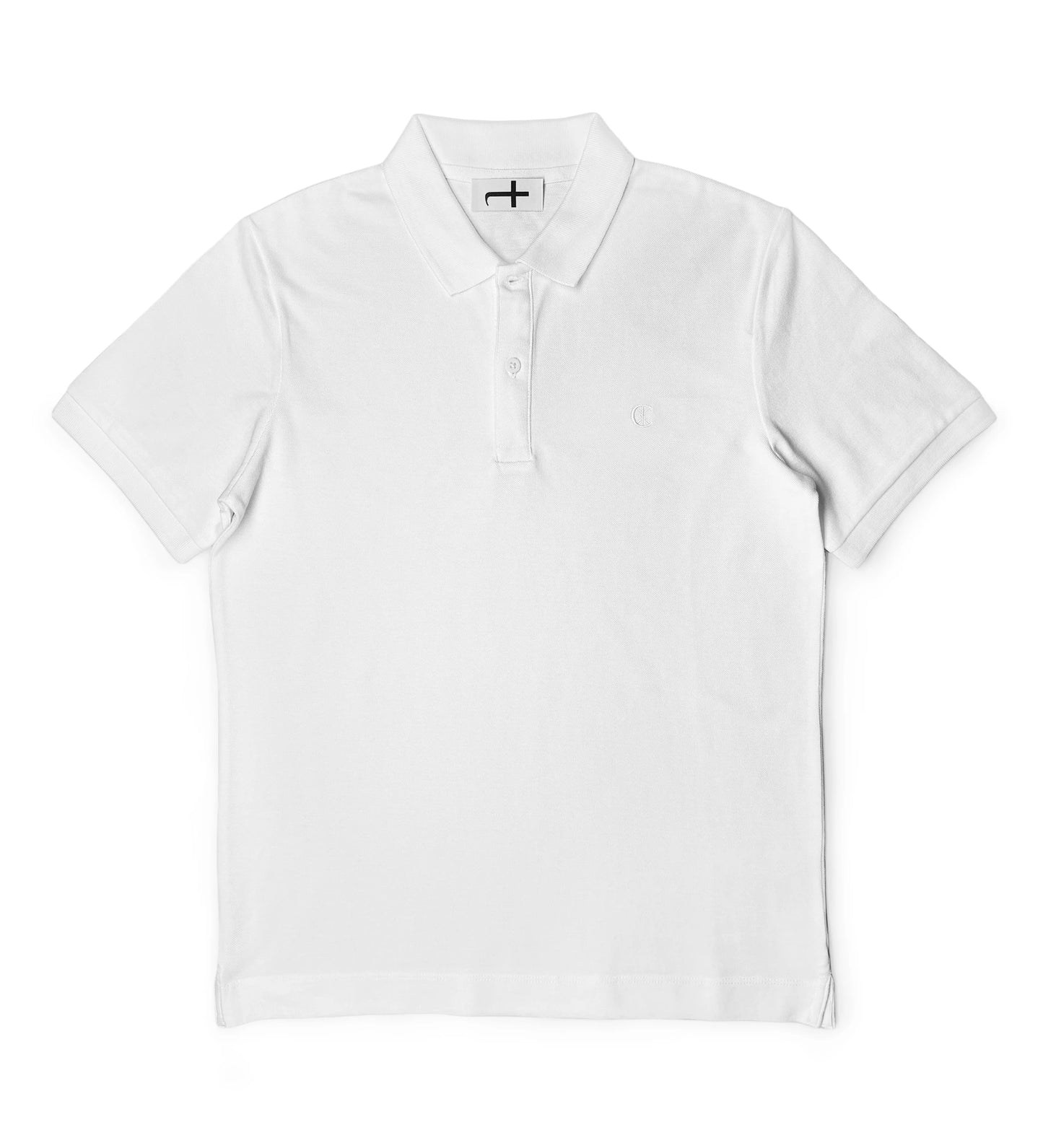 Monogram Polo White